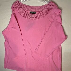 Ralph Lauren Pink Long Sleeve Top